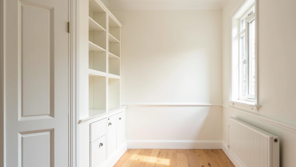 Victorian terrace hallway with under-stairs storage solutions